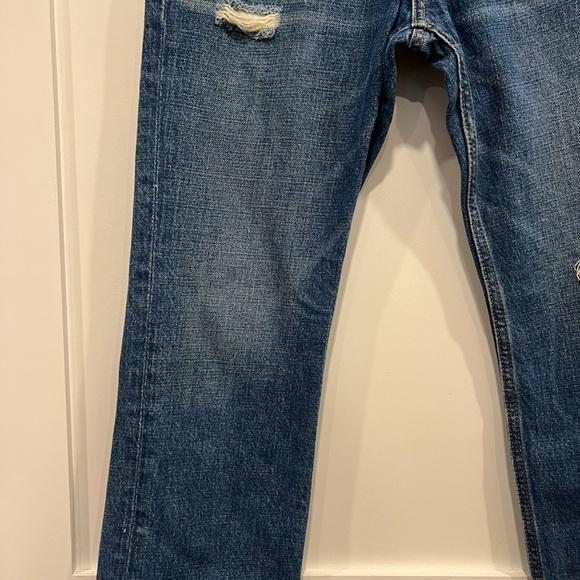Abercrombie & Fitch Blue Skinny Jeans with Distressed Details - Picture 5 of 16